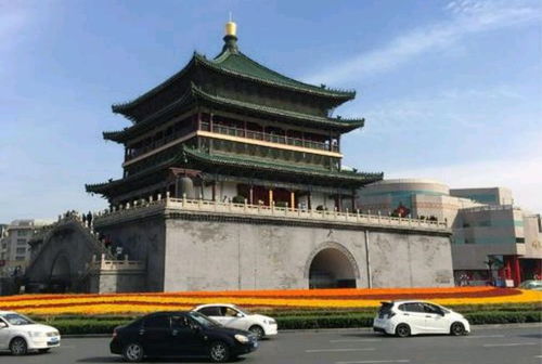 英国游客拍到陕西西安 钟楼 照片 网友 中国古建筑很出众